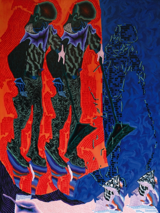 冯志佳.-异次元——交错 布面丙烯 150cm × 200cm (2025) 冯志佳.-异次元——交错 布面丙烯 150cm × 200cm (2025)