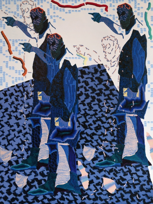 冯志佳 异次元——引路 布面丙烯 150cm × 200cm (2025) 冯志佳 异次元——引路 布面丙烯 150cm × 200cm (2025)