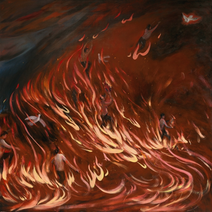 郑梓程 惜别的海岸-3 布面油画 600cm × 200cm (2025) 郑梓程 惜别的海岸-3 布面油画 600cm × 200cm (2025)