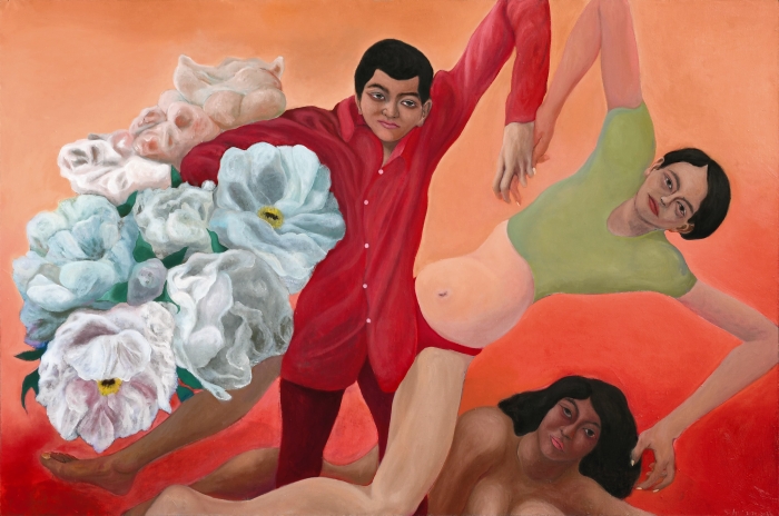葛辉 诗一样顺滑,大牡丹 布面油画 150cm × 100cm (2024) 葛辉 诗一样顺滑,大牡丹 布面油画 150cm × 100cm (2024)