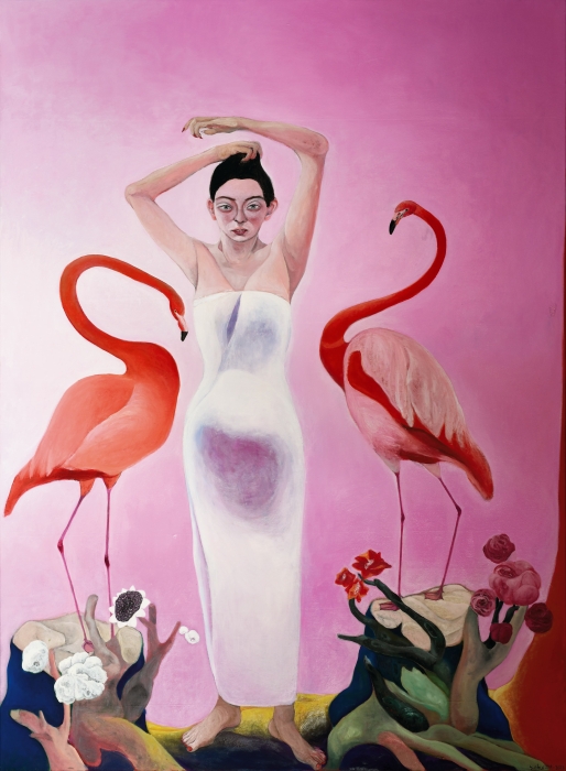 葛辉 腐木生花 布面油画 190cm × 255cm (2024) 葛辉 腐木生花 布面油画 190cm × 255cm (2024)