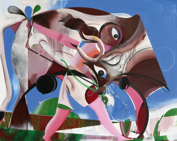 付美军 土地纷争2 布面丙烯 200cm × 160cm (2025) 付美军 土地纷争2 布面丙烯 200cm × 160cm (2025)