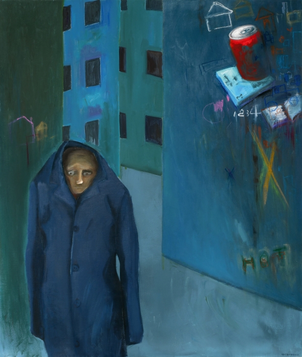 孟阳阳 都市故事 布面油画 110cm × 130cm (2024) 孟阳阳 都市故事 布面油画 110cm × 130cm (2024)