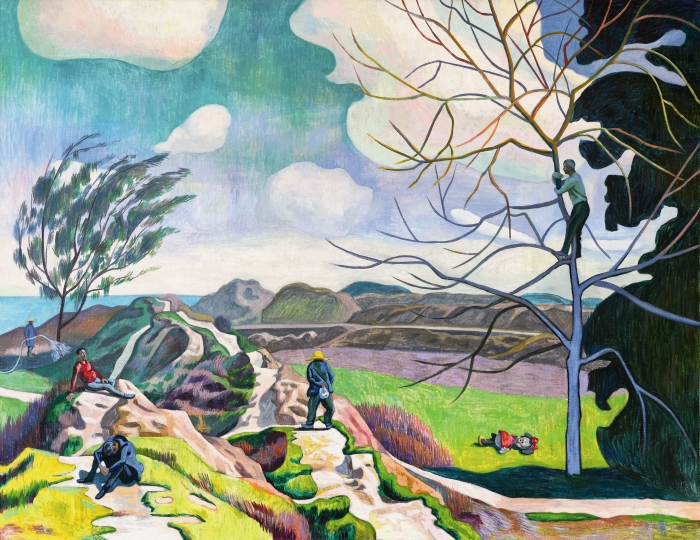 亓文章 河滩2 布面油画 230cm × 180cm (2023) 亓文章 河滩2 布面油画 230cm × 180cm (2023)