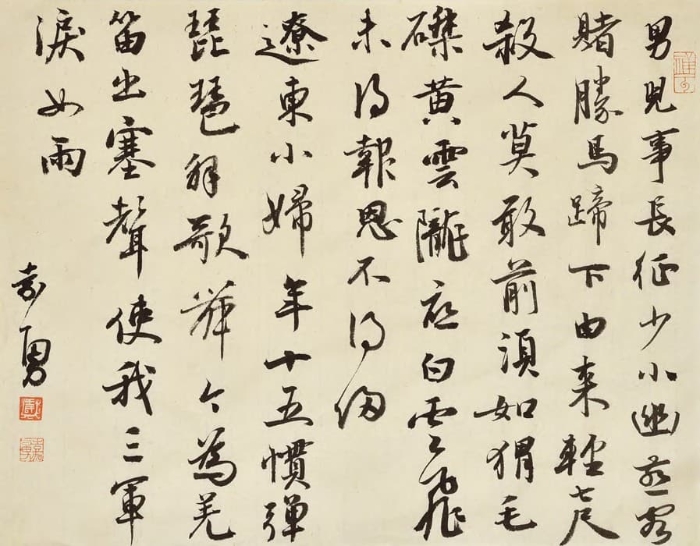 李颀《古意》37㎝×47.5㎝ 2018年 李颀《古意》37㎝×47.5㎝ 2018年