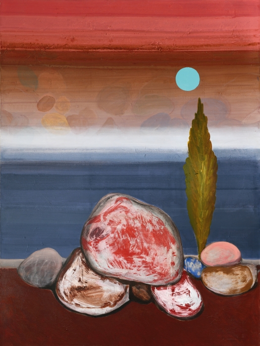 徐大卫 宁静的湖 布面丙烯油画 150cm × 200cm (2025)
