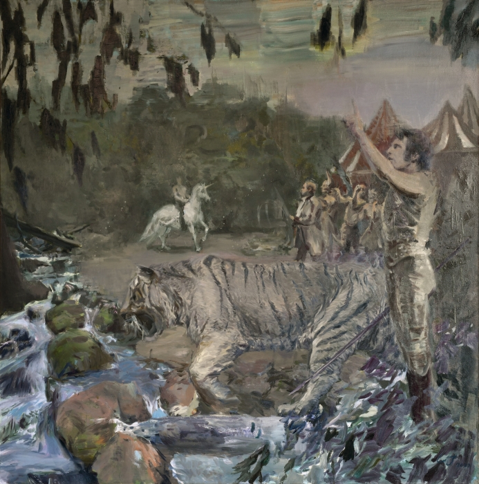 刘晶 蜃景之城 NO.1 布面油画 200cm × 200cm (2023) 刘晶 蜃景之城 NO.1 布面油画 200cm × 200cm (2023)