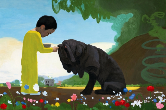 汤大尧 无题 布面油画 150cm × 100cm (2025) 汤大尧 无题 布面油画 150cm × 100cm (2025)