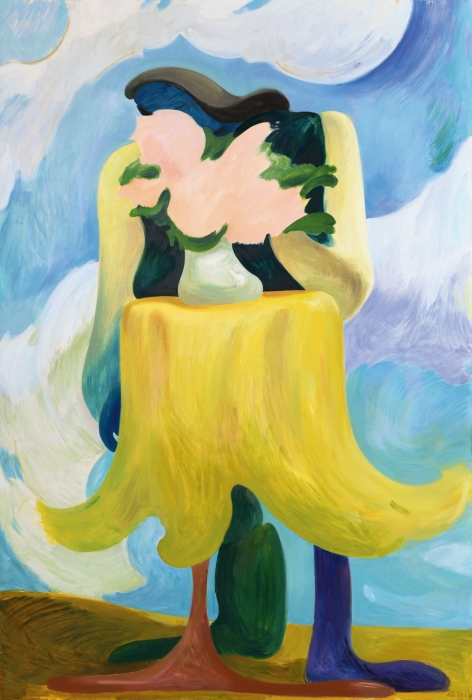 翟倞-礼物 布面油画 156cm × 231cm (2024) 翟倞-礼物 布面油画 156cm × 231cm (2024)