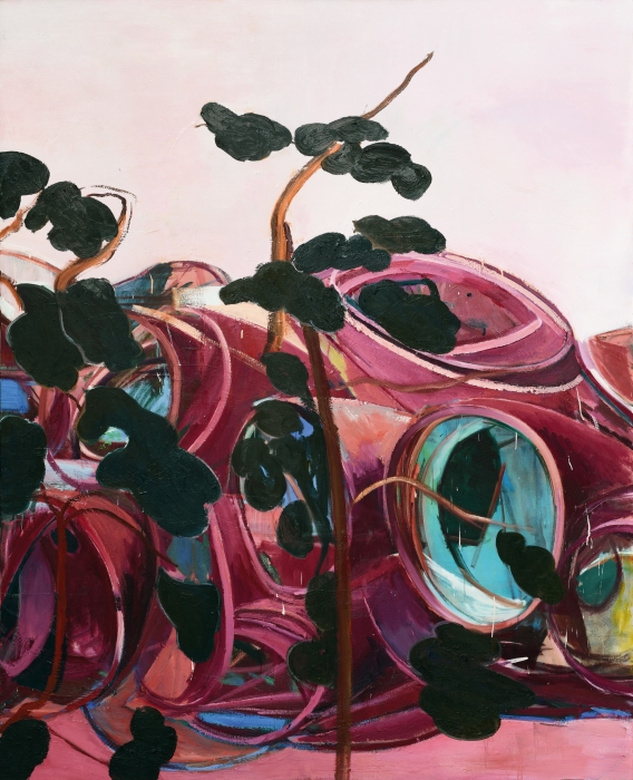 葛彦 居住者的空间“T”-2 布面油画 400cm × 250cm (2024) 葛彦 居住者的空间“T”-2 布面油画 400cm × 250cm (2024)