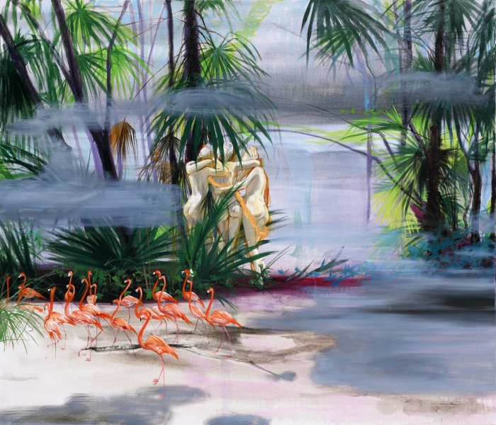 王瑾 神话 布面油画 140cm × 120cm (2025) 王瑾 神话 布面油画 140cm × 120cm (2025)