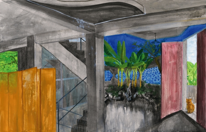 王瑾 串门儿 布面油画 130cm × 90cm (2024) 王瑾 串门儿 布面油画 130cm × 90cm (2024)
