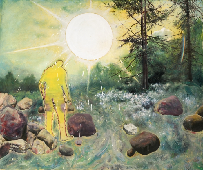 方凯 烈日当头B 麻布油画 120cm × 100cm (2025) 方凯 烈日当头B 麻布油画 120cm × 100cm (2025)