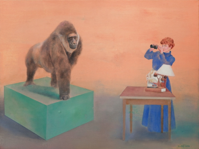 石金玲 金刚归来 布面油画 40cm × 30cm (2026) 石金玲 金刚归来 布面油画 40cm × 30cm (2026)