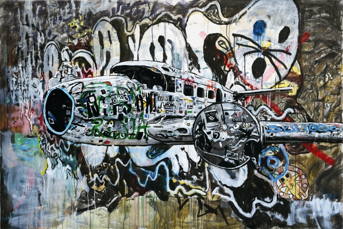 陈轩荣G.1.0.9.5 (The Ghost Aircraft) 布面丙烯 210cm × 140cm (2023) 陈轩荣G.1.0.9.5 (The Ghost Aircraft) 布面丙烯 210cm × 140cm (2023)
