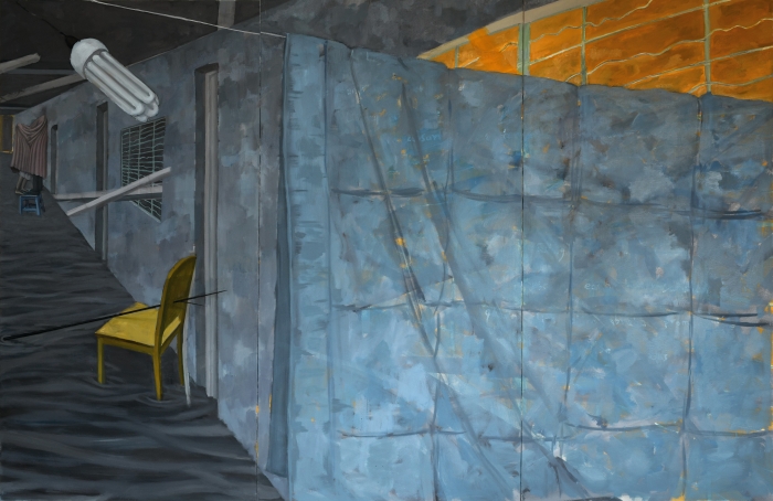 刘瑜 失眠者--圆舞曲 -2 布面油画 750cm × 200cm (2023) 刘瑜 失眠者--圆舞曲 -2 布面油画 750cm × 200cm (2023)