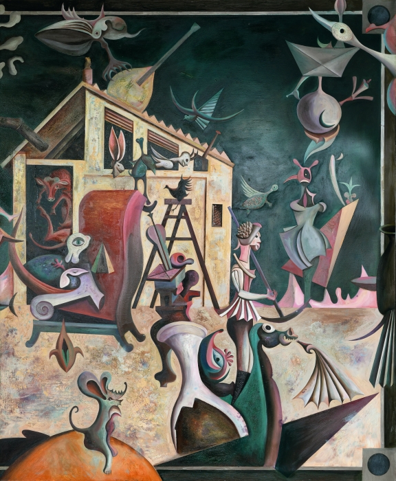 周章科 滇云逸象 ·变奏-2 布面油画 335cm × 220cm (2025) 周章科 滇云逸象 ·变奏-2 布面油画 335cm × 220cm (2025)