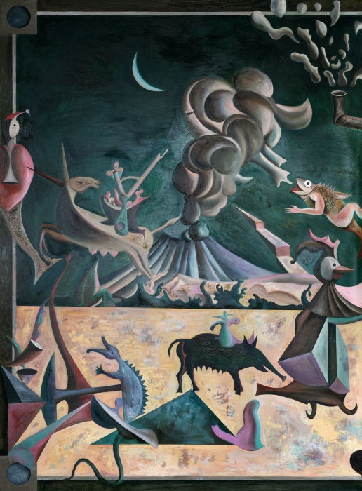 周章科 滇云逸象 ·变奏-1 布面油画 335cm × 220cm (2025) 周章科 滇云逸象 ·变奏-1 布面油画 335cm × 220cm (2025)