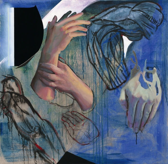 董翔 谎言迷宫6 布面丙烯 100cm × 100cm (2026) 董翔 谎言迷宫6 布面丙烯 100cm × 100cm (2026)