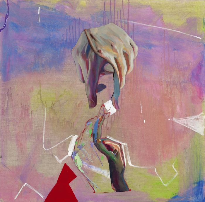 董翔 谎言迷宫3 布面丙烯 100cm × 100cm (2026) 董翔 谎言迷宫3 布面丙烯 100cm × 100cm (2026)