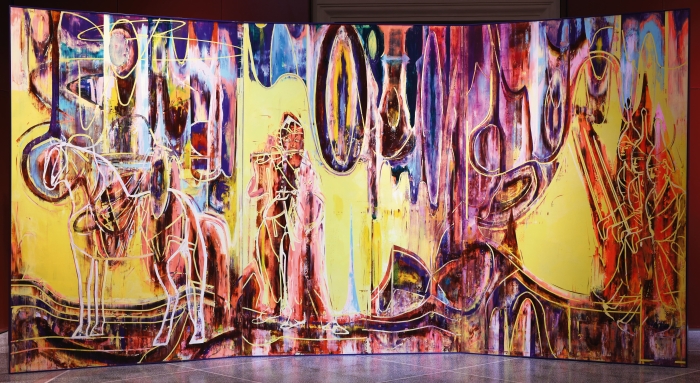 曾杨 《胡马》 布面丙稀 270×180cm (2026) 曾杨 《胡马》 布面丙稀 270×180cm (2026)