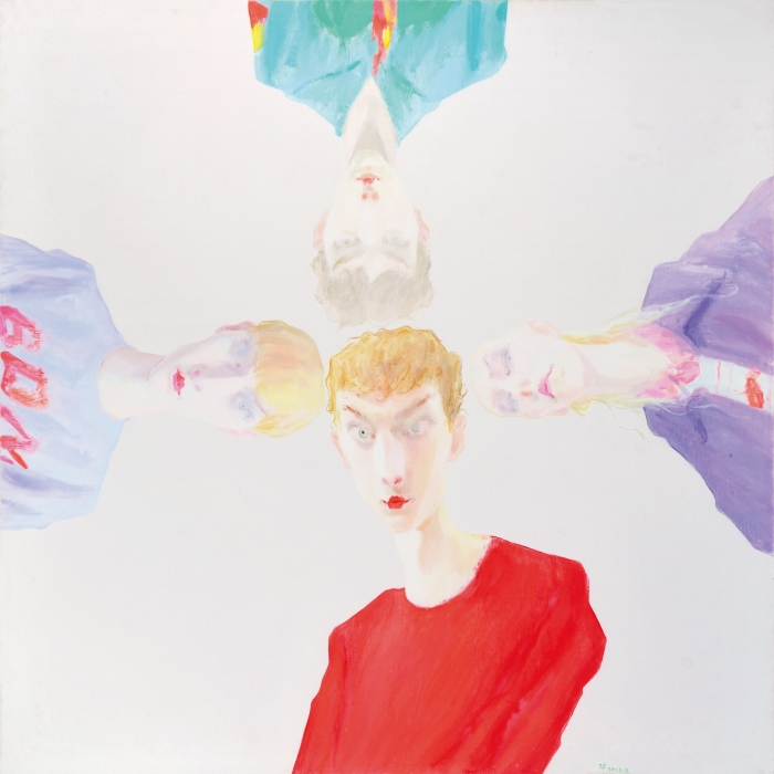 曾朴 凝视50 布面油彩 150cm× 150cm (2024) 曾朴 凝视50 布面油彩 150cm× 150cm (2024)