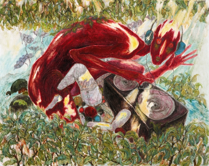 刘春柳 爱的节拍 布面油画 100cm × 80cm (2024) 刘春柳 爱的节拍 布面油画 100cm × 80cm (2024)