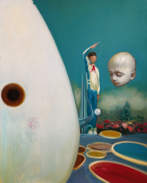 孟晓阳 春日雕塑 布面油画 80cm × 100cm (2024) 孟晓阳 春日雕塑 布面油画 80cm × 100cm (2024)
