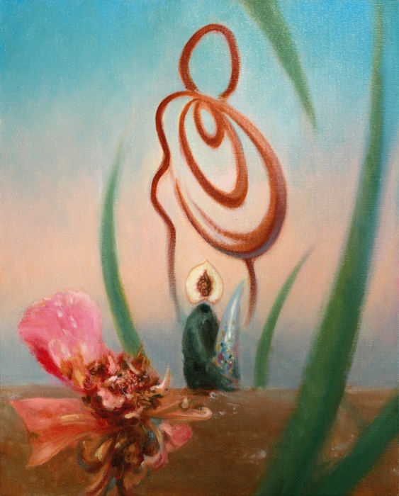 孟晓阳 拥 布面油画 40cm × 50cm (2025) 孟晓阳 拥 布面油画 40cm × 50cm (2025)