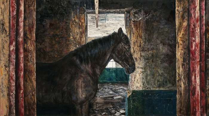 张珂 走廊布面油画 120cm × 70cm (2019) 张珂 走廊布面油画 120cm × 70cm (2019)